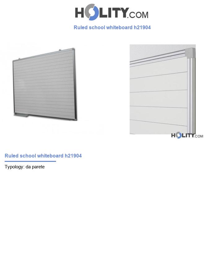 Ruled school whiteboard h21904