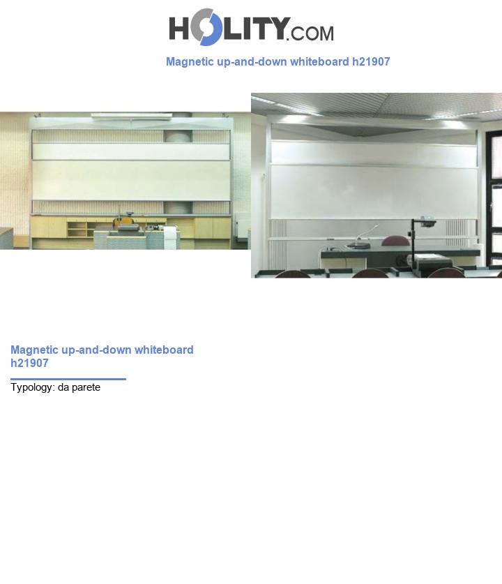 Magnetic up-and-down whiteboard h21907