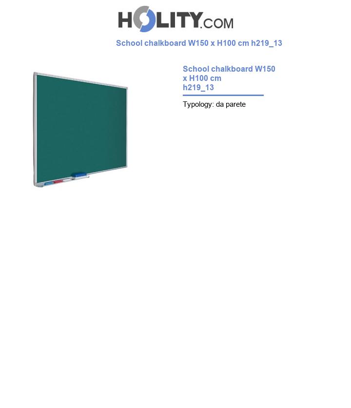 School chalkboard W150 x H100 cm h219_13