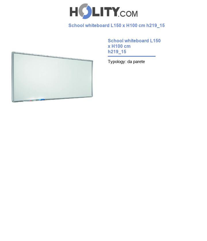 School whiteboard L150 x H100 cm h219_15
