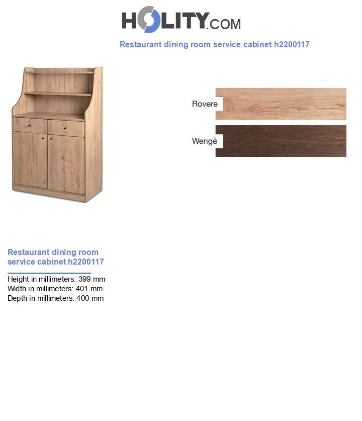 Restaurant dining room service cabinet h2200117