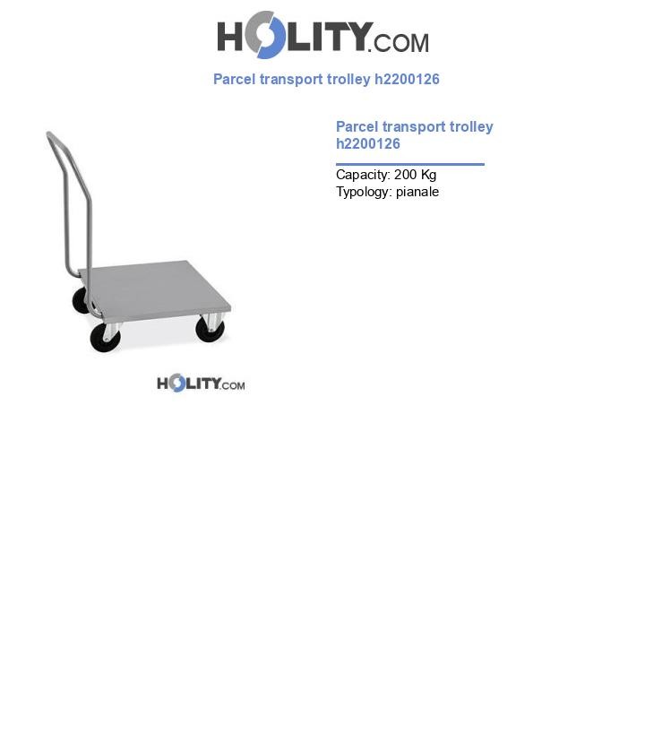Parcel transport trolley h2200126