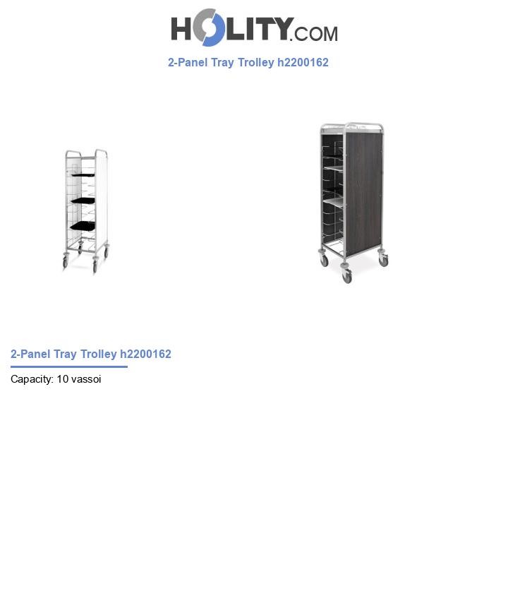 2-Panel Tray Trolley h2200162