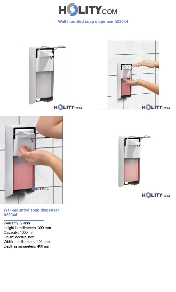 Wall-mounted soap dispenser h22044