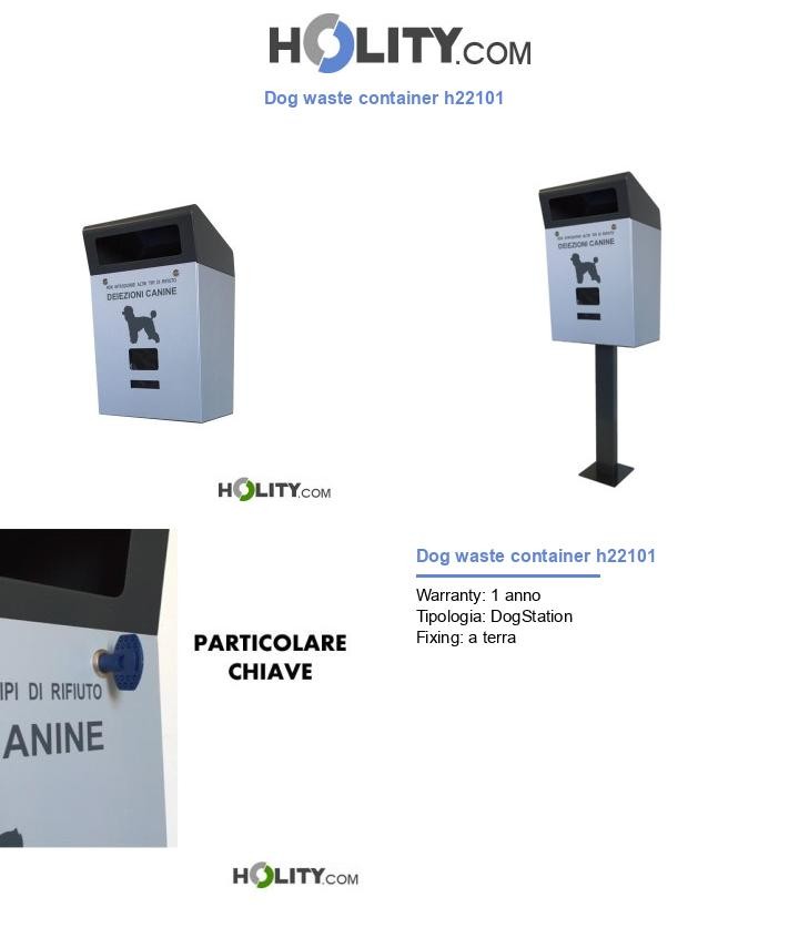 Dog waste container h22101