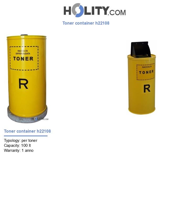 Toner container h22108