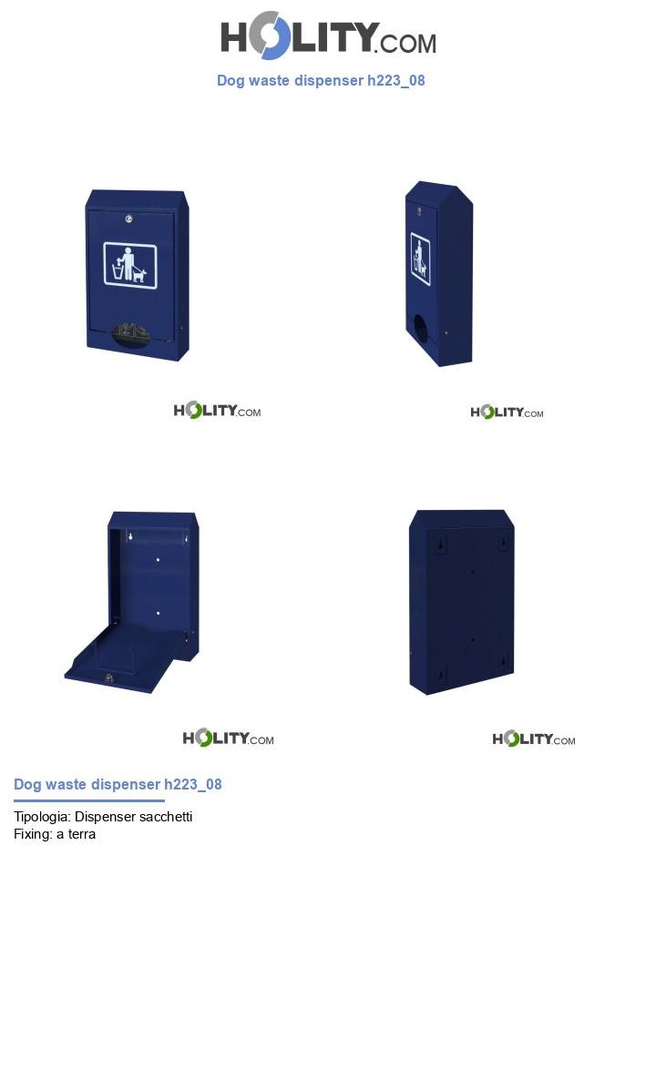 Dog waste dispenser h223_08
