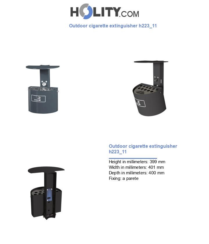 Outdoor cigarette extinguisher h223_11
