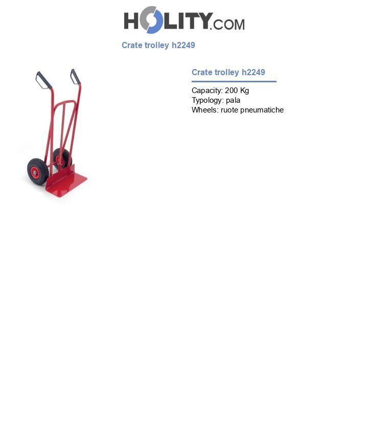 Crate trolley h2249