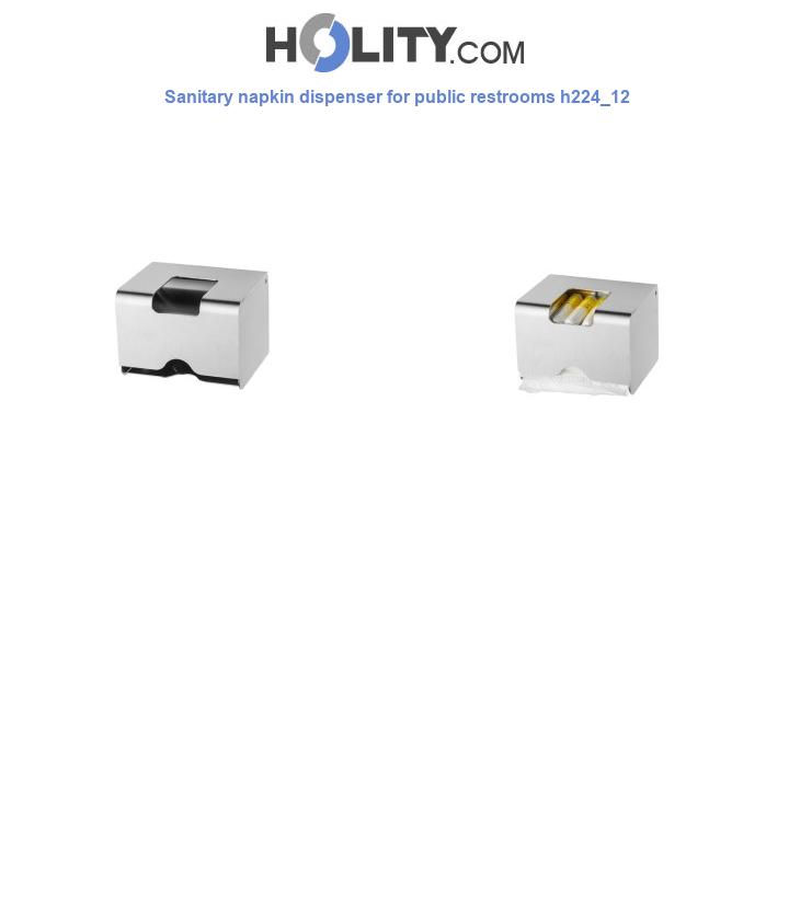 Sanitary napkin dispenser for public restrooms h224_12