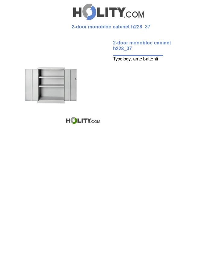 2-door monobloc cabinet h228_37