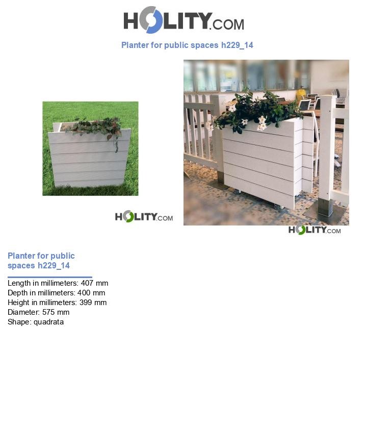 Planter for public spaces h229_14