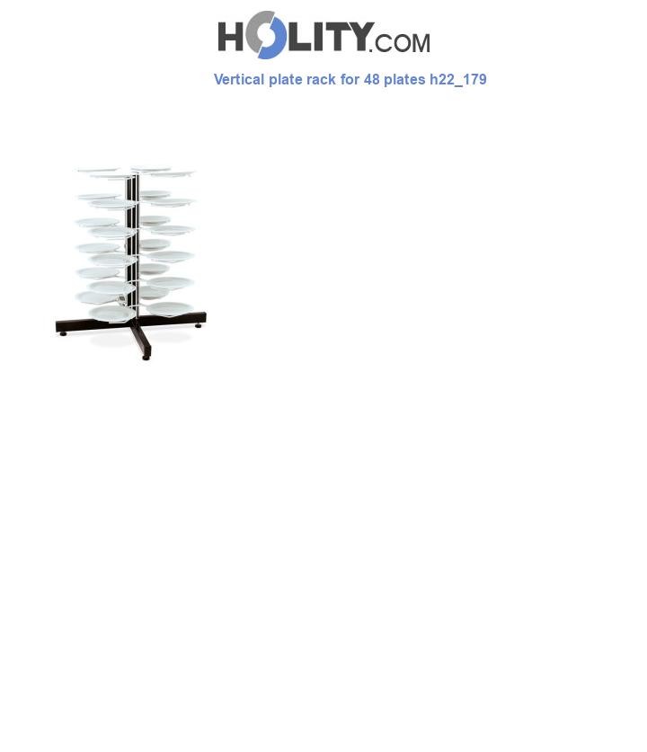 Vertical plate rack for 48 plates h22_179