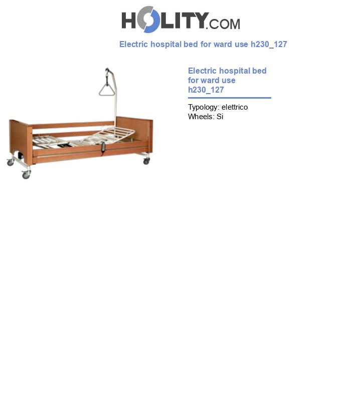 Electric hospital bed for ward use h230_127