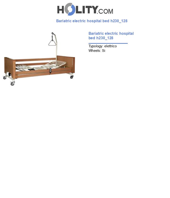 Bariatric electric hospital bed h230_128