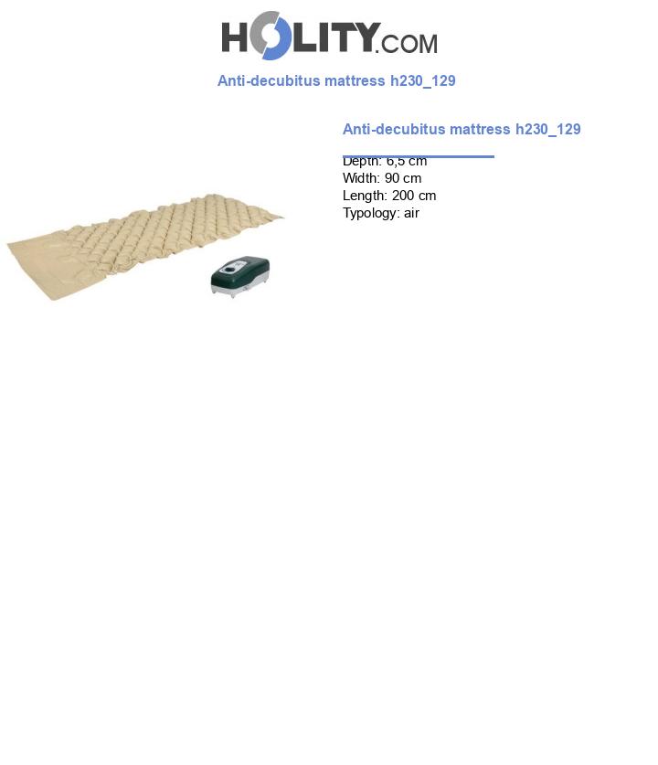 Anti-decubitus mattress h230_129