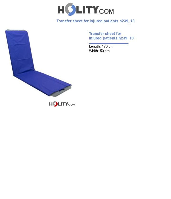 Transfer sheet for injured patients h239_18