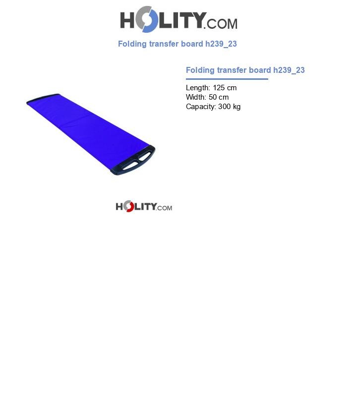 Folding transfer board h239_23