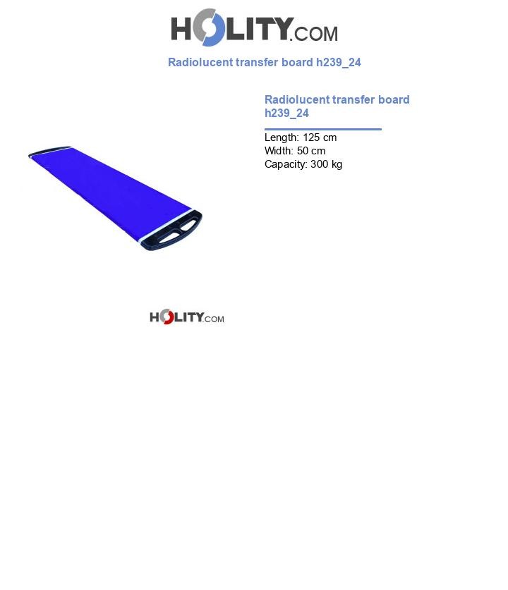 Radiolucent transfer board h239_24