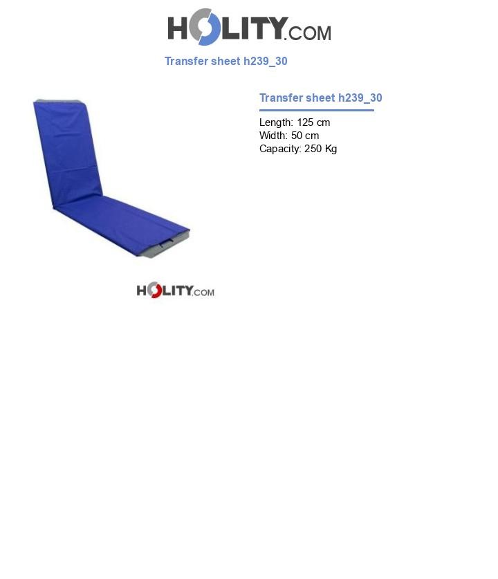 Transfer sheet h239_30