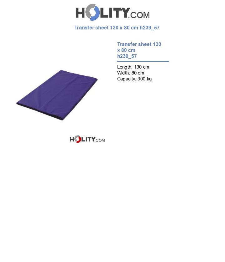 Transfer sheet 130 x 80 cm h239_57