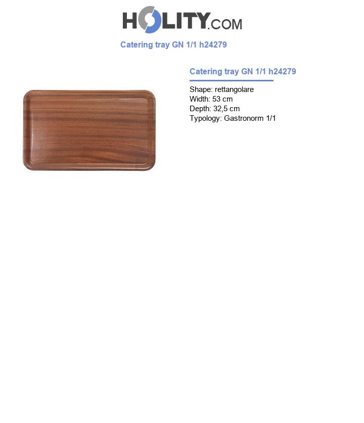 Catering tray GN 1/1 h24279