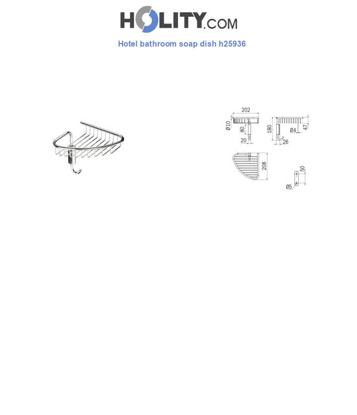 Hotel bathroom soap dish h25936