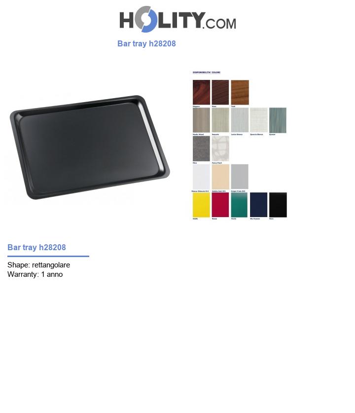 Bar tray h28208