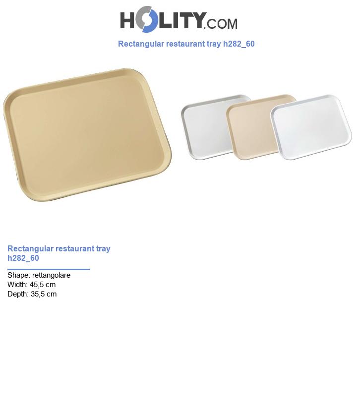 Rectangular restaurant tray h282_60