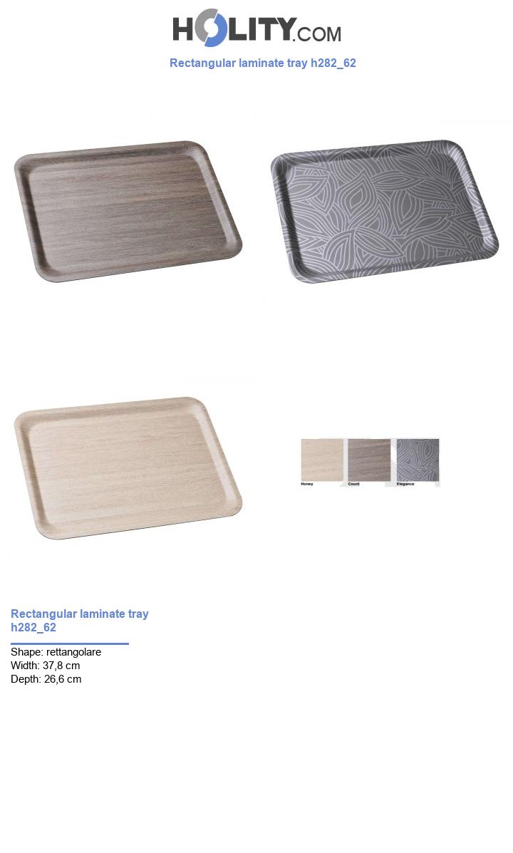 Rectangular laminate tray h282_62