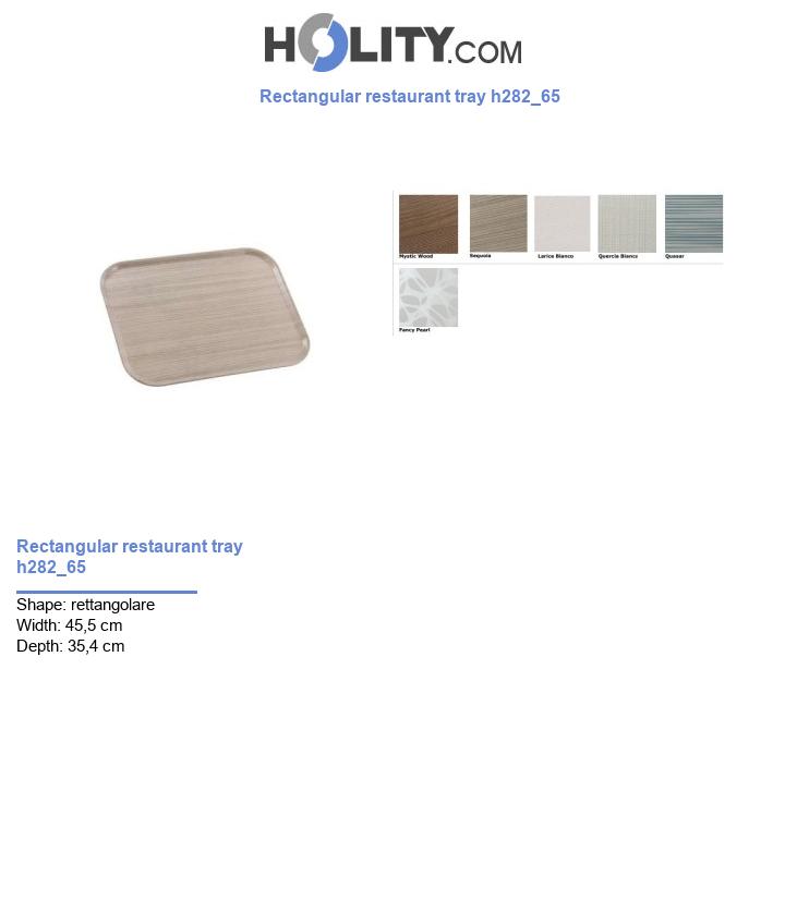 Rectangular restaurant tray h282_65
