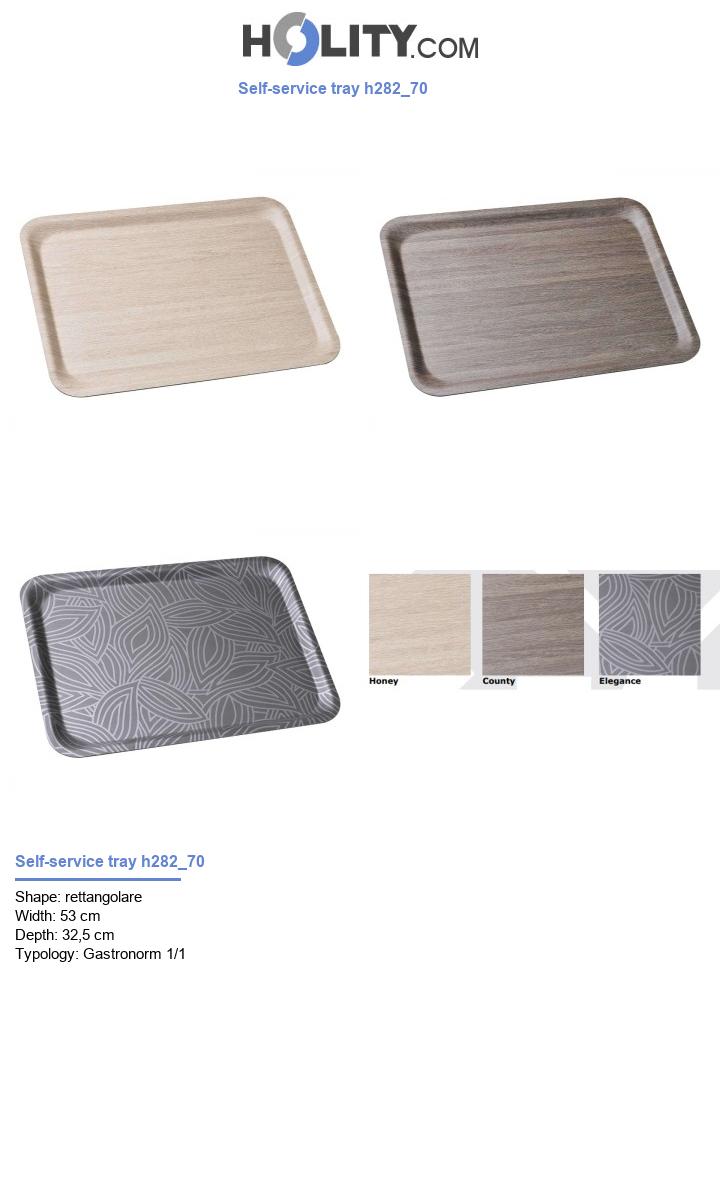 Self-service tray h282_70