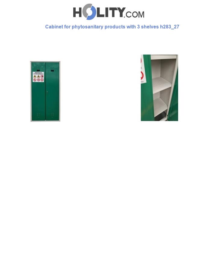 Cabinet for phytosanitary products with 3 shelves h283_27