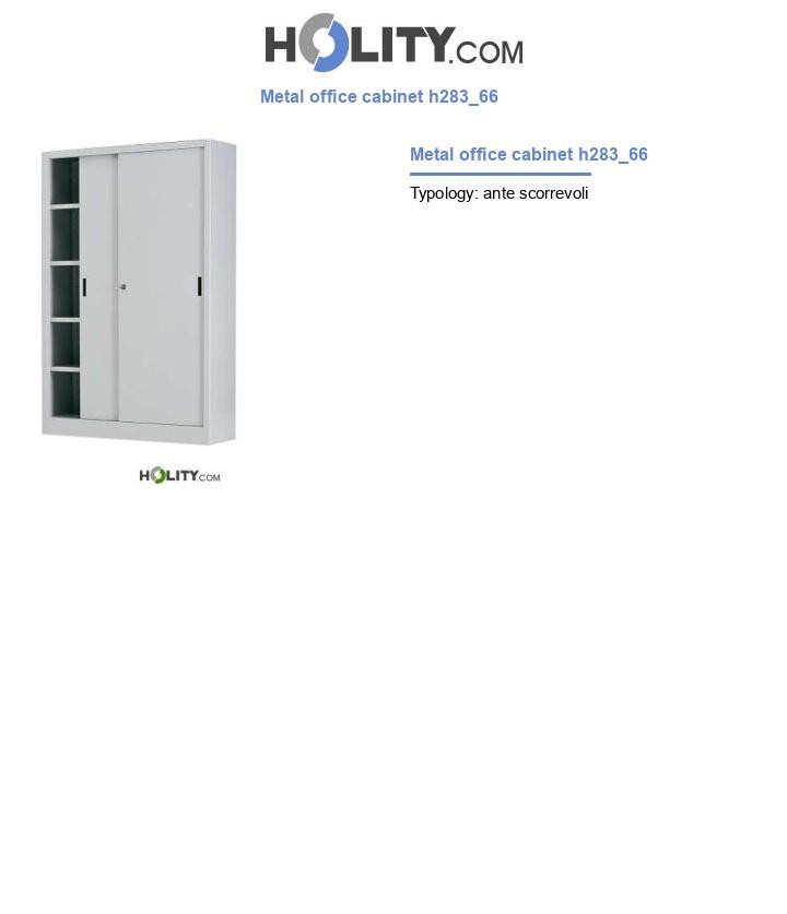 Metal office cabinet h283_66