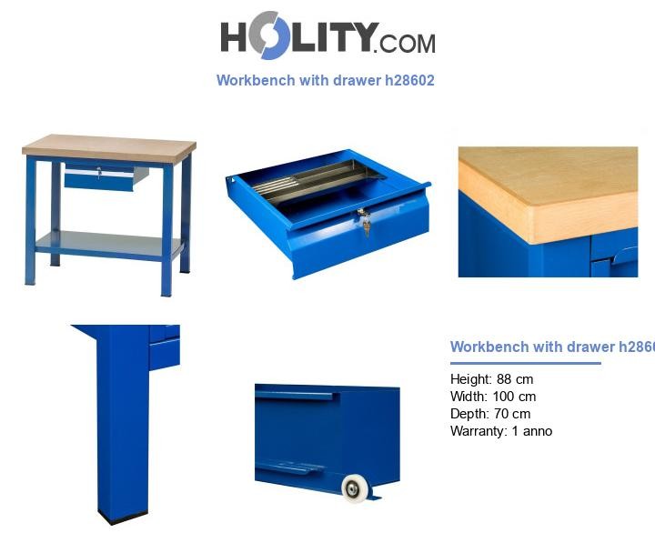 Workbench with drawer h28602