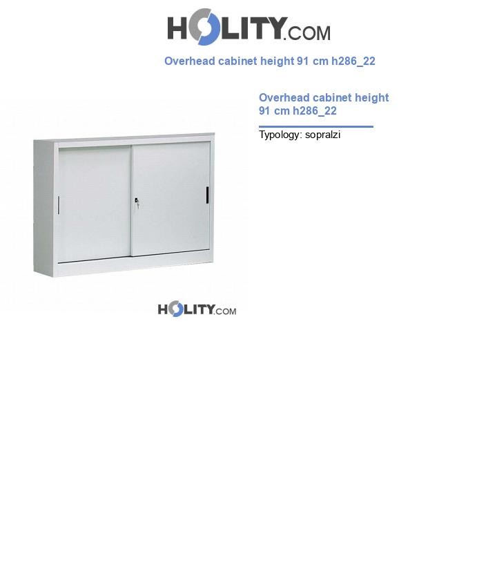 Overhead cabinet height 91 cm h286_22