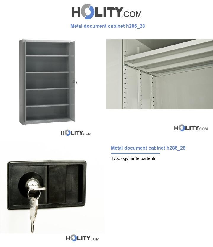 Metal document cabinet h286_28
