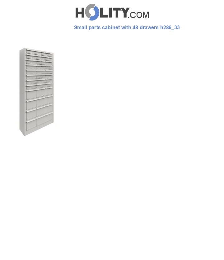 Small parts cabinet with 48 drawers h286_33