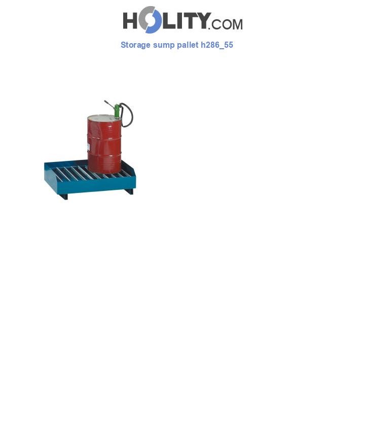 Storage sump pallet h286_55
