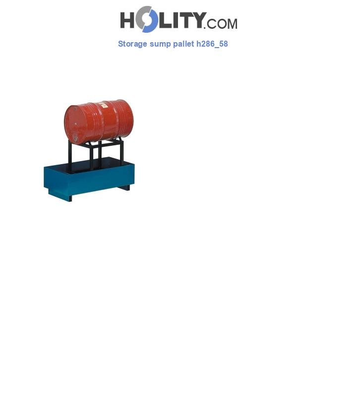 Storage sump pallet h286_58