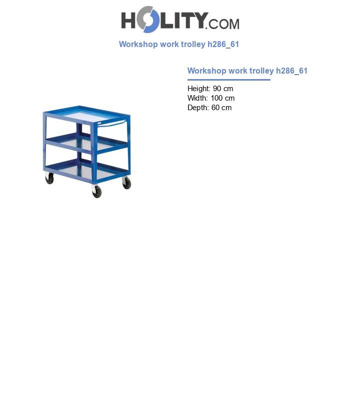 Workshop work trolley h286_61