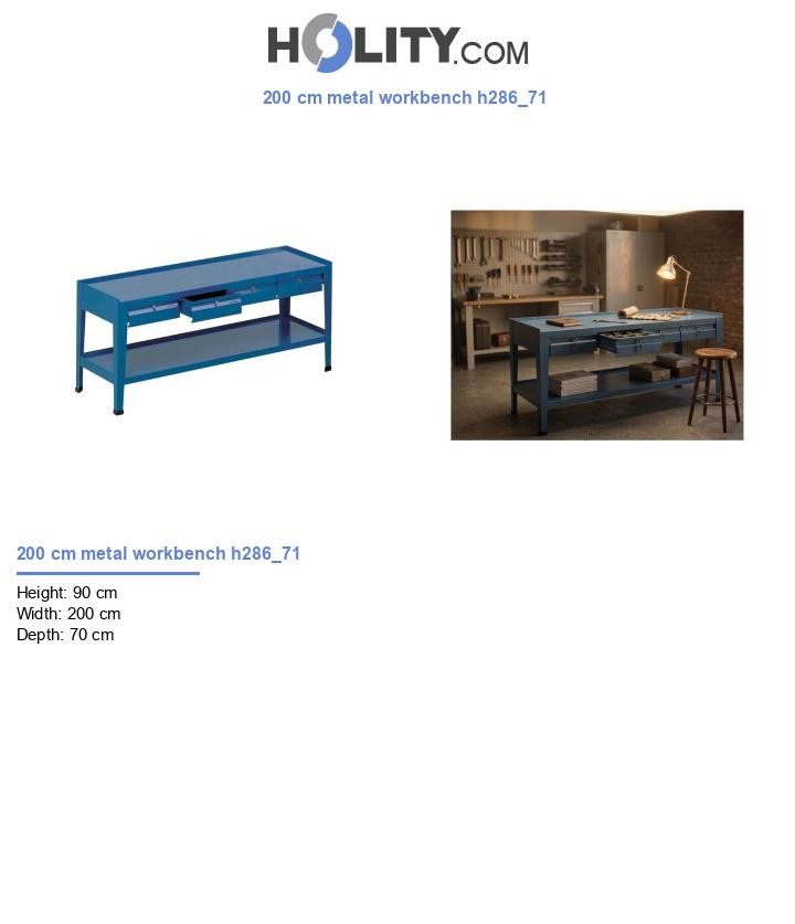 200 cm metal workbench h286_71
