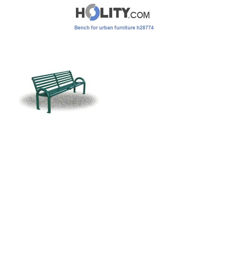 Bench for urban furniture h28774
