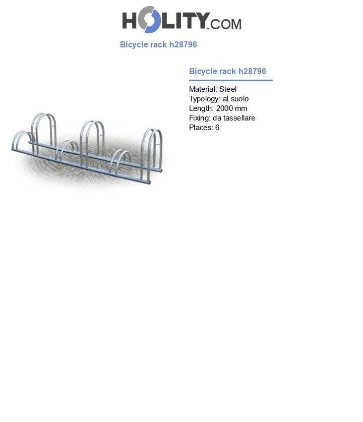Bicycle rack h28796