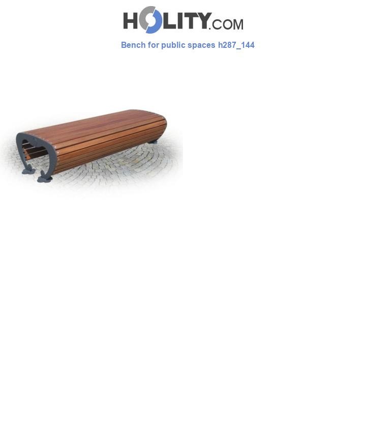 Bench for public spaces h287_144