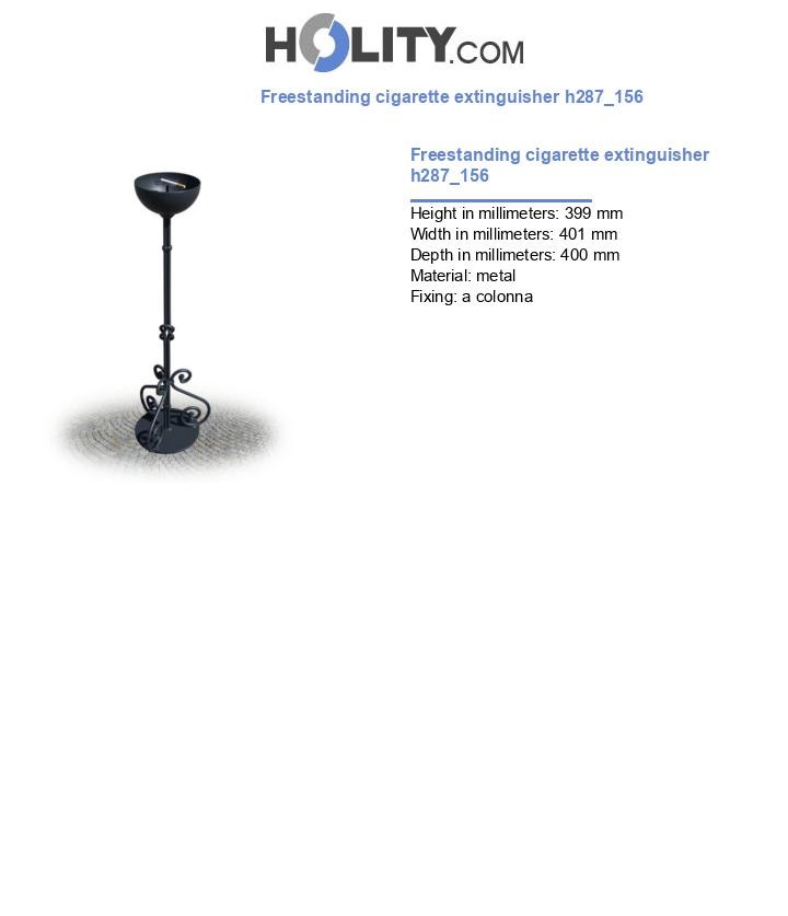 Freestanding cigarette extinguisher h287_156