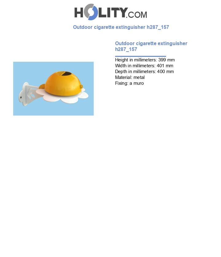 Outdoor cigarette extinguisher h287_157
