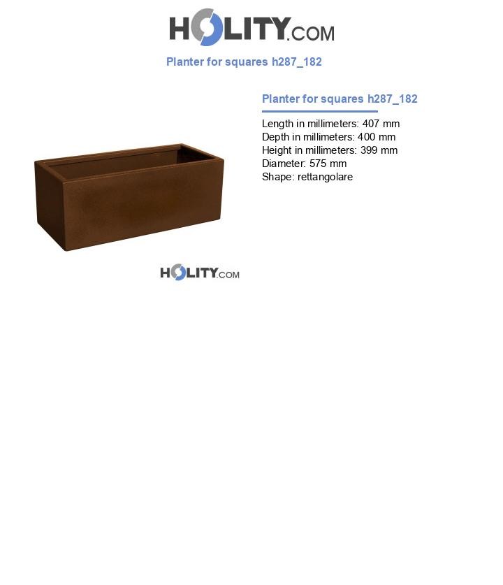 Planter for squares h287_182