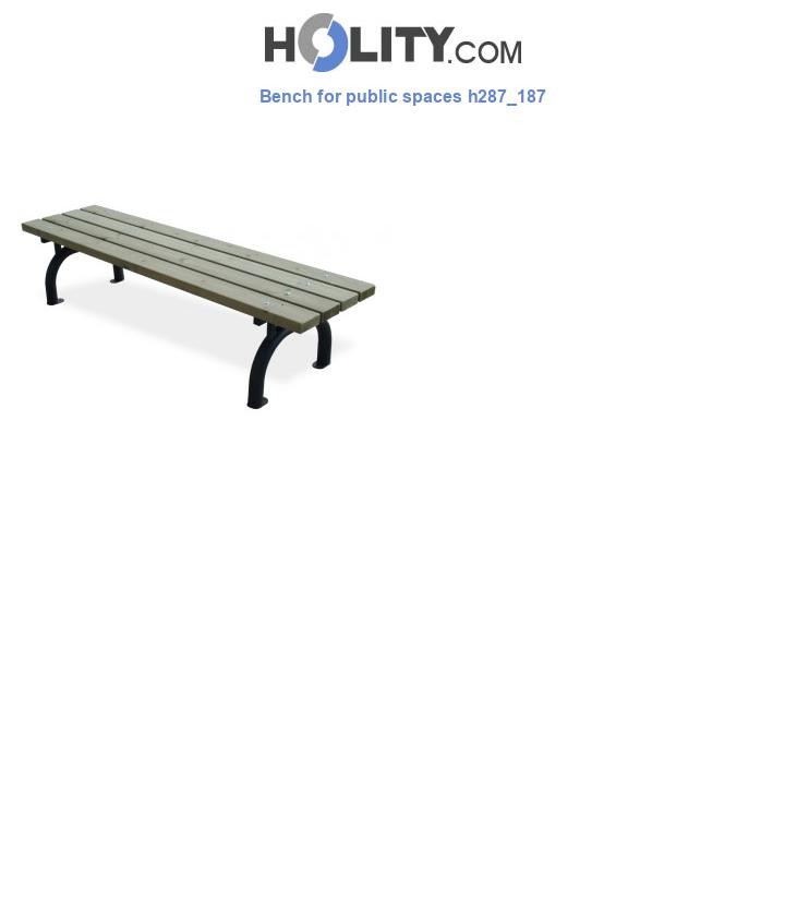 Bench for public spaces h287_187