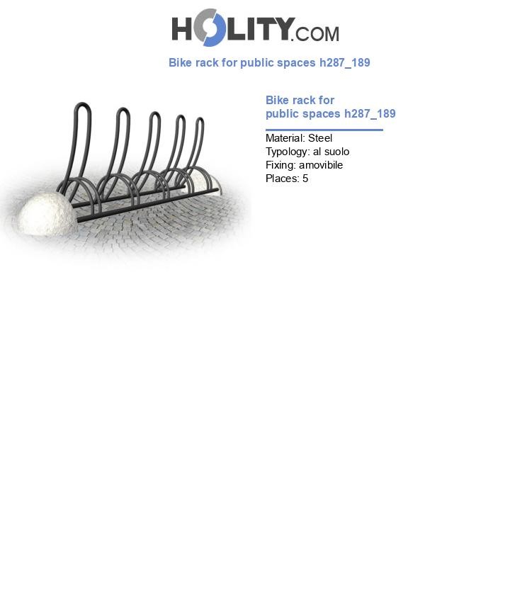 Bike rack for public spaces h287_189